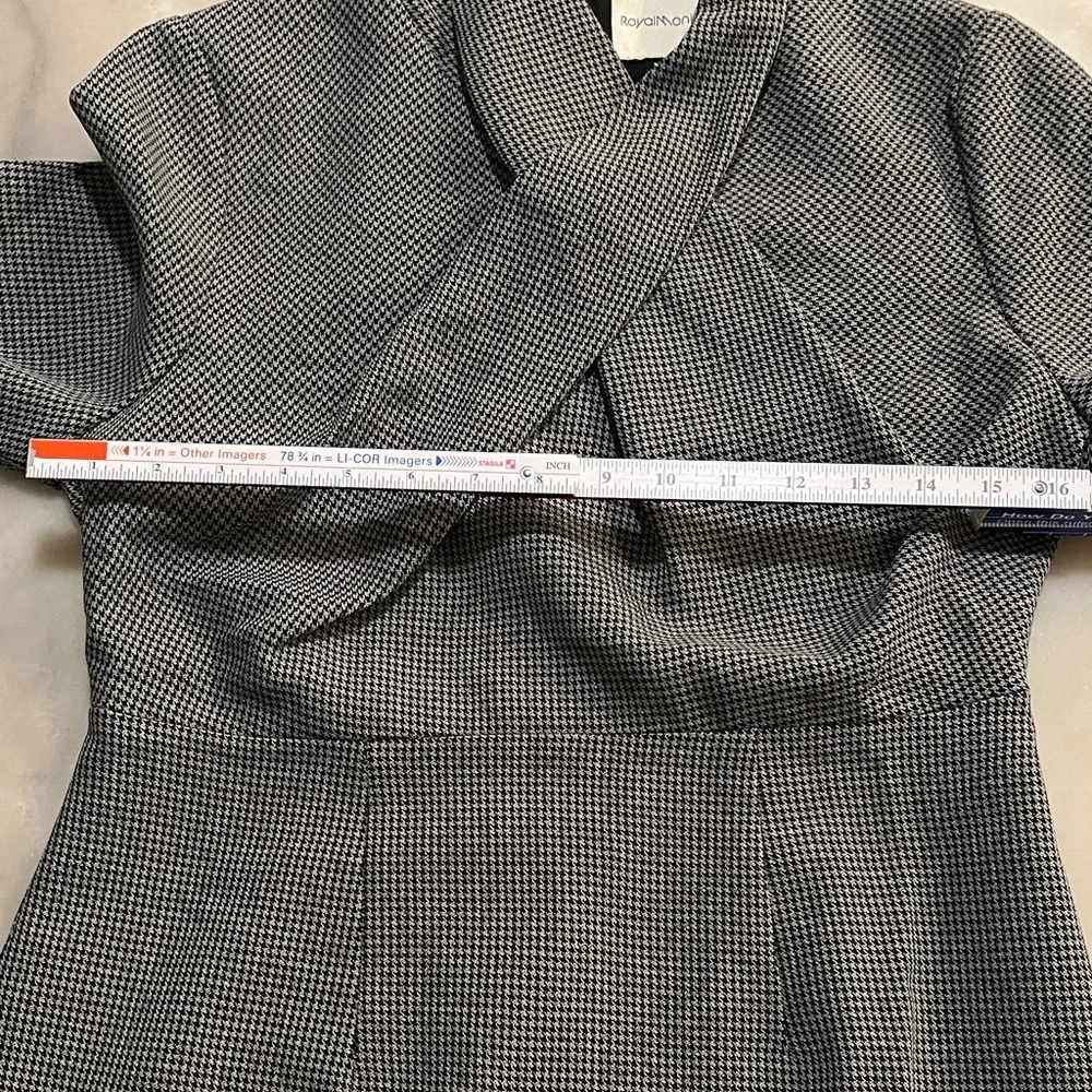 🎈3/4 Sleeve Gray Black Midi Dress🎁$20 Bundle up to 5 lbs Sale 📦 - Picture 4 of 14